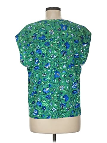 Ann Taylor Factory Short Sleeve Blouse (view 2)