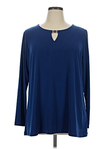 Susan Graver Long Sleeve Top (view 1)