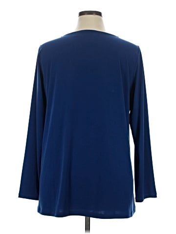 Susan Graver Long Sleeve Top (view 2)
