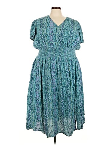 Terra & Sky Casual Dress (view 1)