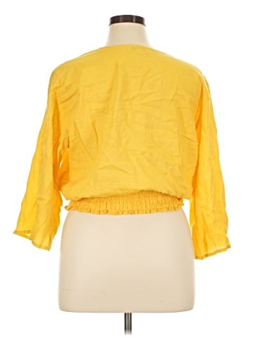 Calligraphie 3/4 Sleeve Blouse (view 2)