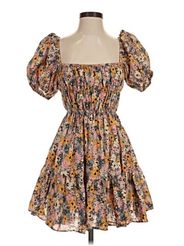Olivaceous Casual Dress (view 1)