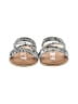 Diba True 100% Leather Silver Sandals Size 7 - photo 2