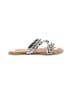 Diba True 100% Leather Silver Sandals Size 7 - photo 1