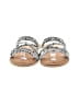 Diba True 100% Leather Silver Sandals Size 6 1/2 - photo 2