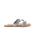 Diba True 100% Leather Silver Sandals Size 6 1/2 - photo 1