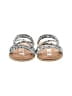 Diba True 100% Leather Silver Sandals Size 6 1/2 - photo 2