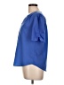 Milano Blue Short Sleeve Blouse Size L - photo 5