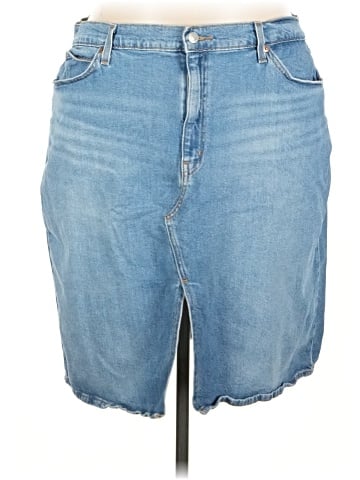 Signature Denim Skirt (view 1)