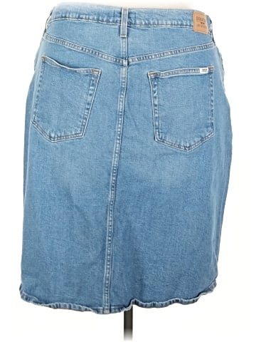 Signature Denim Skirt (view 2)