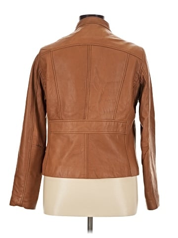MICHAEL Michael Kors Leather Jacket (view 2)