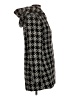 A. Byer Houndstooth Black Coat Size M - photo 4