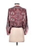 Max Studio 100% Polyester Red 3/4 Sleeve T-Shirt Size XS - photo 2