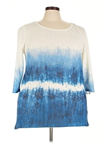 Indigo Soul 3/4 Sleeve Top (view 1)