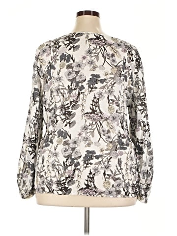Caslon Long Sleeve Blouse (view 2)