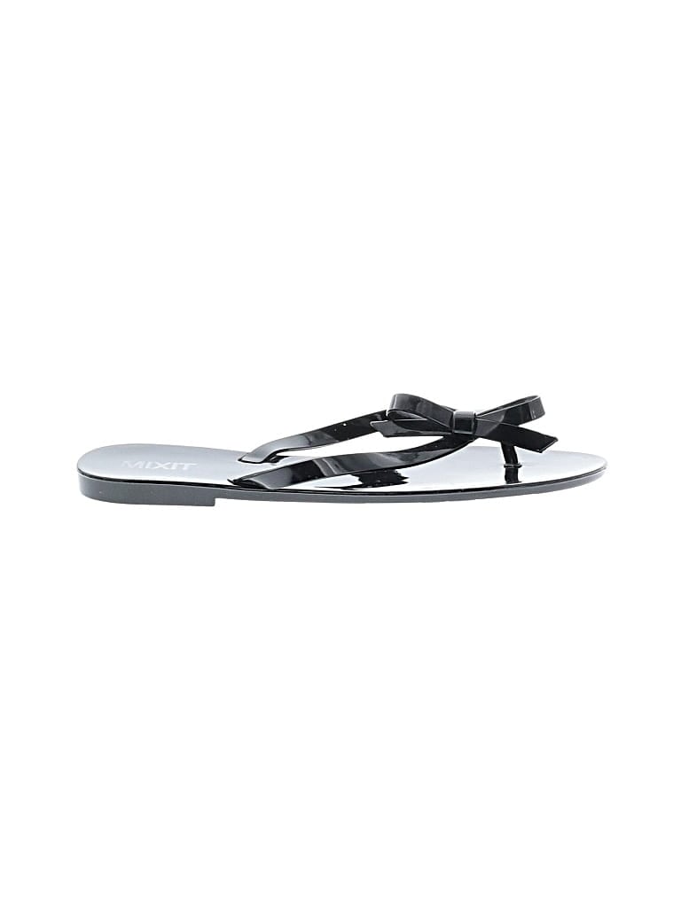 Pre-owned Mixit Flip Flops In Silver