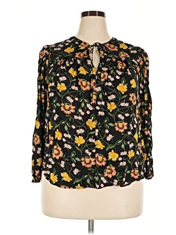 Philosophy Republic Clothing 3/4 Sleeve Blouse (view 1)
