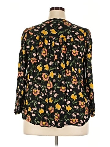 Philosophy Republic Clothing 3/4 Sleeve Blouse (view 2)