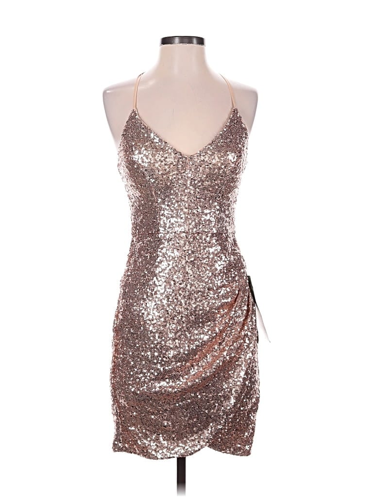 Pre-owned B. Smart Cocktail Dress In Silver