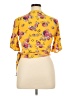 ModCloth 100% Rayon Yellow Short Sleeve Blouse Size XL - photo 2