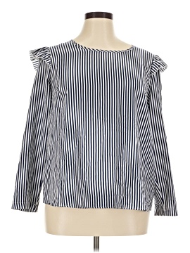 Shein Curve Long Sleeve Blouse (view 1)