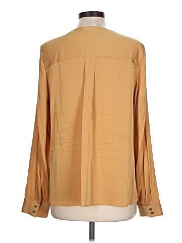 Classiques Entier Long Sleeve Silk Top (view 2)