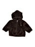 Baby Gap 100% Polyester Brown Zip Up Hoodie Size 3-6 mo - photo 1