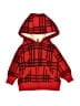 Carter's 100% Polyester Red Zip Up Hoodie 0-3 MO / 3 MO - photo 1
