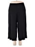 Bob Mackie Solid Black Casual Pants Size 3X - photo 1