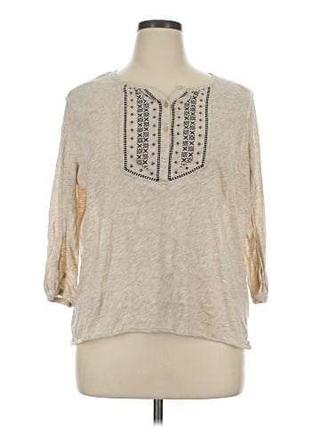 Faded Glory 3/4 Sleeve T-Shirt (view 1)