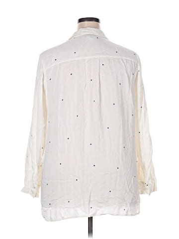 Gap Outlet 3/4 Sleeve Button-Down Shirt (view 2)