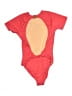 J.Crew Solid Red One Piece Swimsuit Size 8 - photo 2