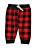 Unbranded Plaid Red Casual Pants Size 3-6 mo - photo 1