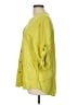 Cupio Green 3/4 Sleeve Button-Down Shirt Size L - photo 5