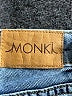 Monki 100% Cotton Blue Denim Shorts Size 24 waist - photo 3
