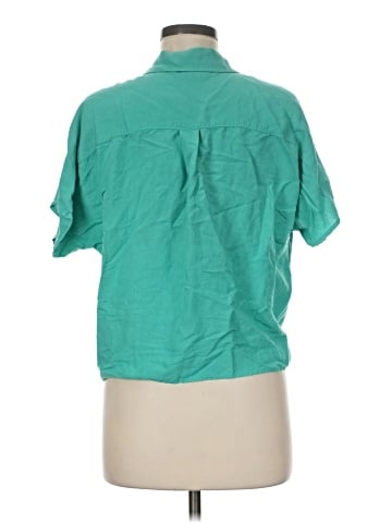INC International Concepts Short Sleeve Blouse (view 2)