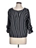 Unbranded Black 3/4 Sleeve Blouse Size L - photo 1