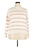 Be Cool Stripes Ivory Pullover Sweater Size 2X - photo 1
