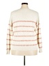 Be Cool Stripes Ivory Pullover Sweater Size 2X - photo 2