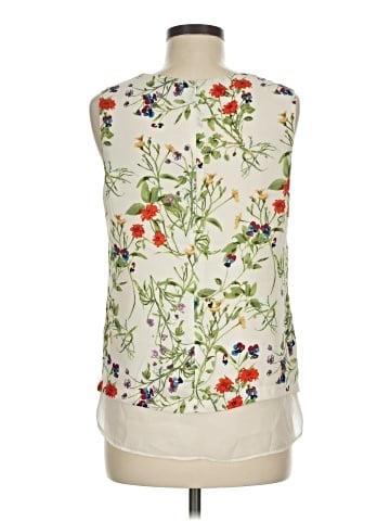 Rose + Olive Sleeveless Blouse (view 2)