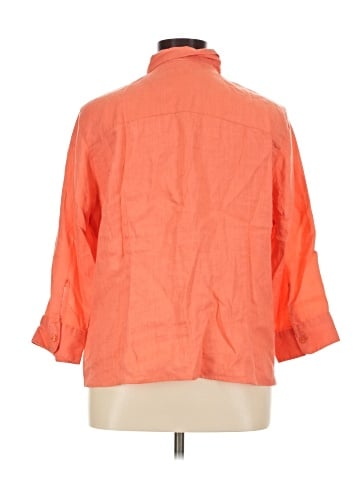 L.L.Bean 3/4 Sleeve Button-Down Shirt (view 2)
