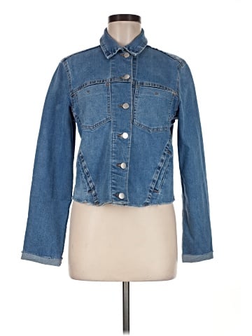 T Tahari Denim Jacket (view 1)