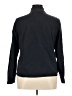 Liz Claiborne Solid Black Track Jacket Size XL (estimated) - photo 2