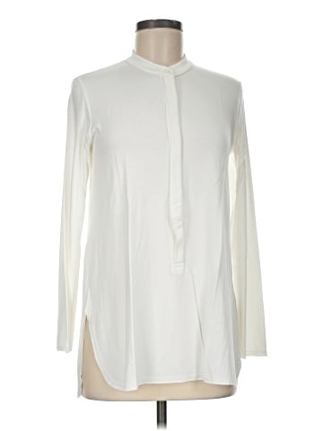 MADE IN ITALY Long Sleeve Blouse (view 1)