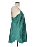 Morgan Taylor 100% Polyester Teal Sleeveless Blouse Size L - photo 4