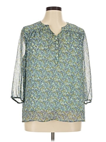 St. John's Bay 3/4 Sleeve Blouse (view 1)