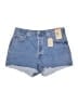 Levi's Blue Denim Shorts Size 33 waist - photo 1