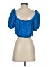 Zara Blue Short Sleeve Blouse Size S - photo 2