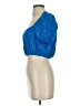 Zara Blue Short Sleeve Blouse Size S - photo 5