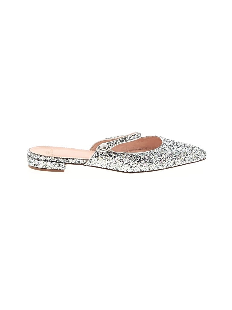 Pre-owned Jcrew Mule/clog In Silver